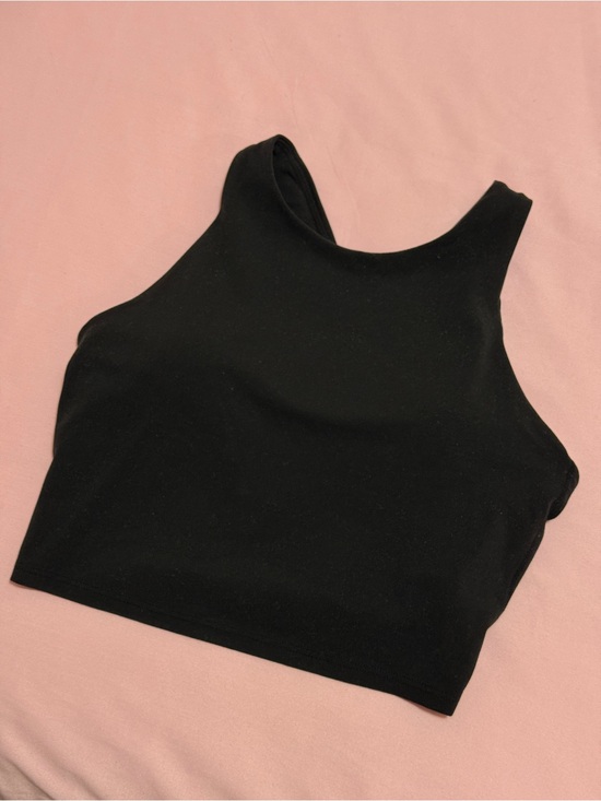 Athleta Tops - Athleta Women's Black Crop Tank Top / Sports Bra - Size Small - Fits A/B Cup
